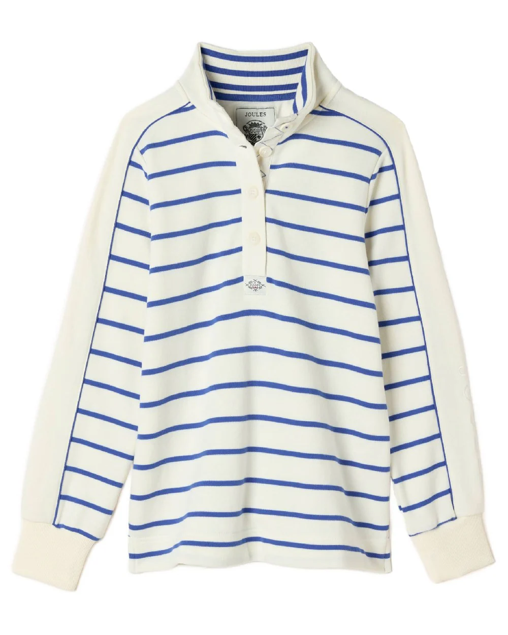 Joules Southwold Button Down Striped Sweatshirt - Image 16