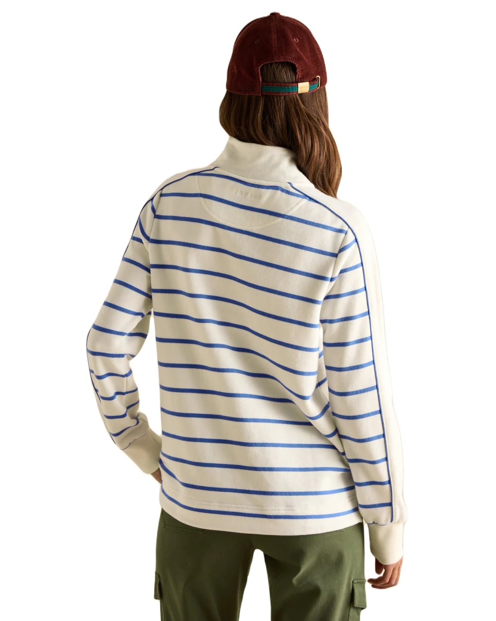 Joules Southwold Button Down Striped Sweatshirt - Image 22