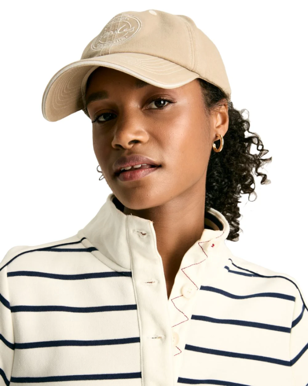 Joules Southwold Button Down Striped Sweatshirt - Image 6