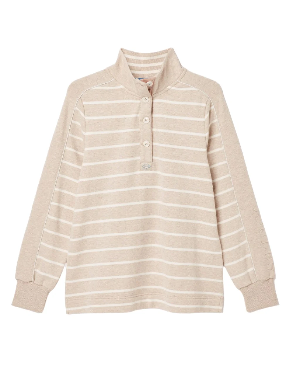 Joules Southwold Button Down Striped Sweatshirt - Image 9