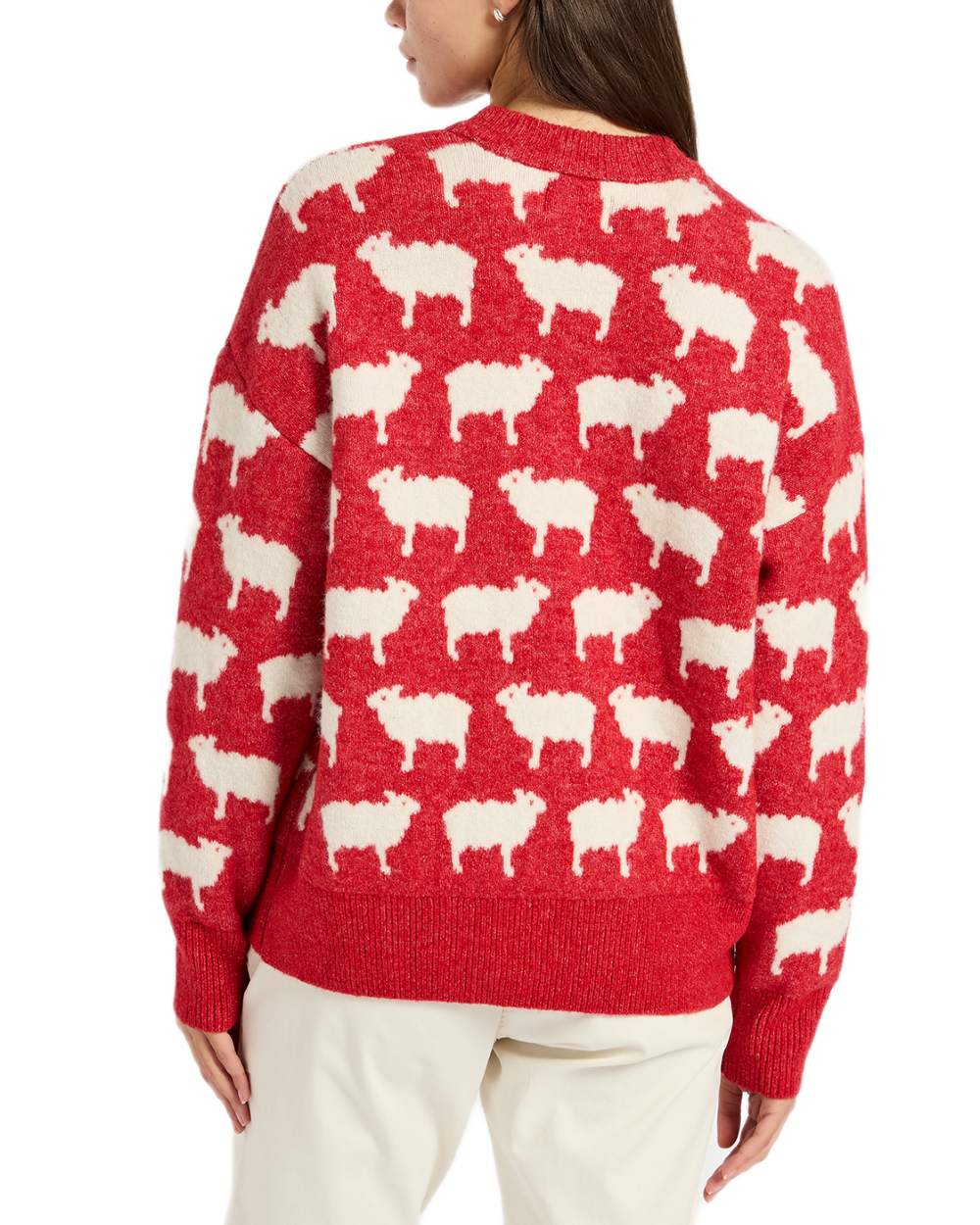 Joules What The Flock Intarsia Sheep Jumper - Image 10