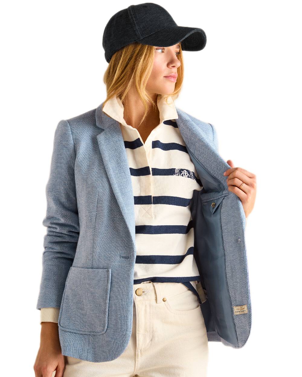 Joules Womens Albury Cotton Blazer - Image 5