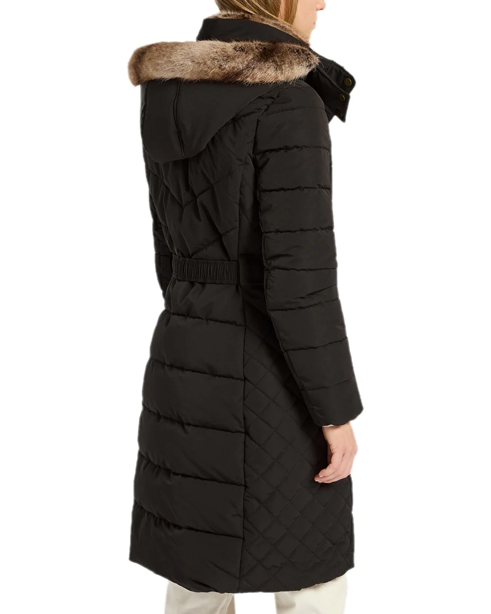 Joules Womens Aspen Showerproof Longline Padded Coat - Image 7