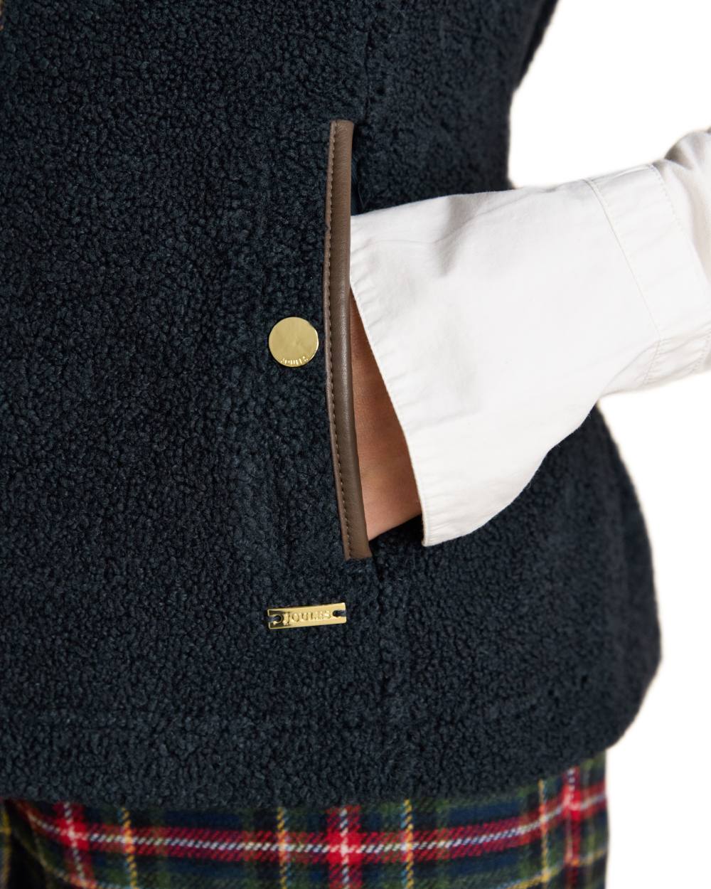 Joules Womens Borg Heritage Fleece Gilet - Image 8