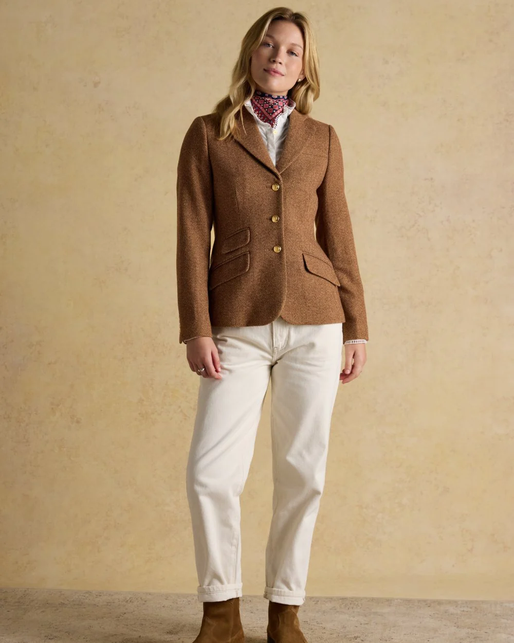 Joules Womens Canterly Tweed Hacking Jacket - Image 2