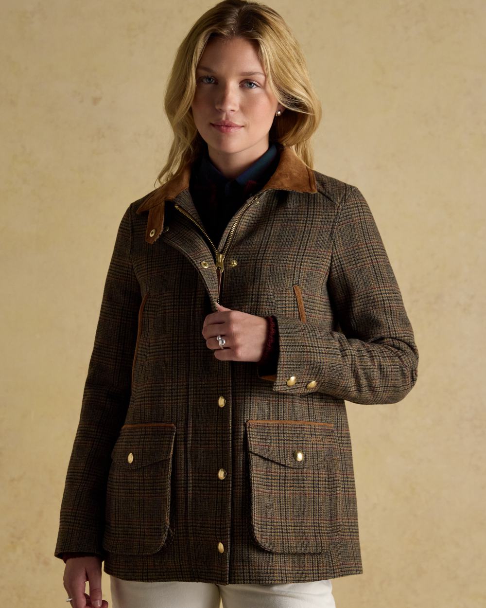 Joules Womens Contemporary Tweed Fieldcoat - Image 10