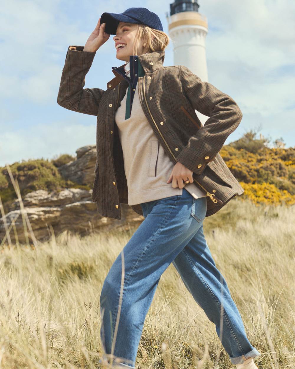 Joules Womens Contemporary Tweed Fieldcoat - Image 3