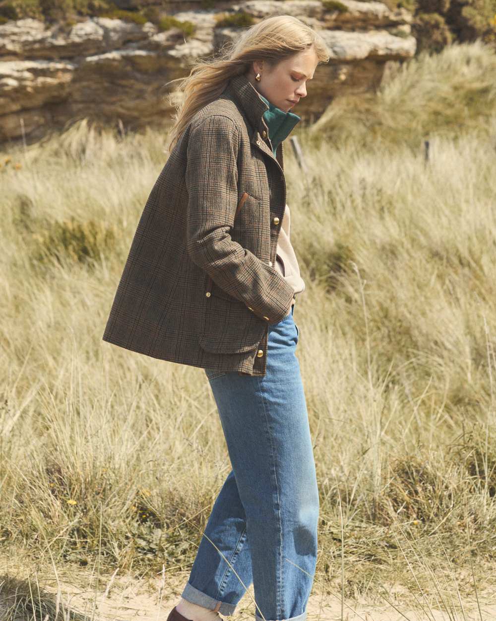 Joules Womens Contemporary Tweed Fieldcoat - Image 4