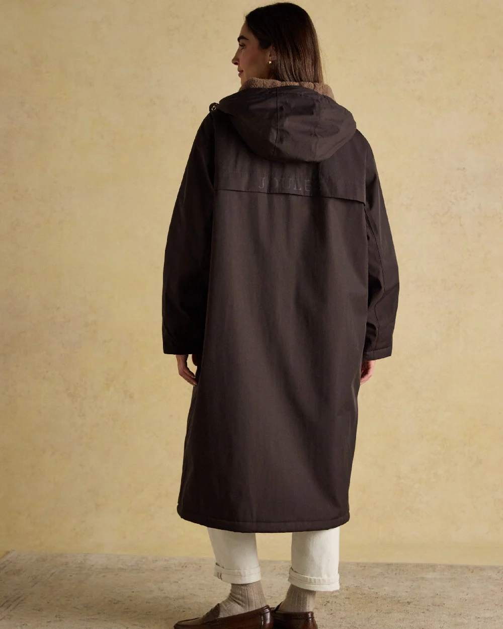 Joules Womens Coverall Oversized Fleece Lined Waterproof Coat - Image 10