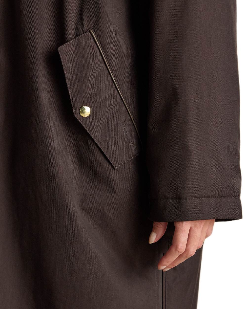 Joules Womens Coverall Oversized Fleece Lined Waterproof Coat - Image 12