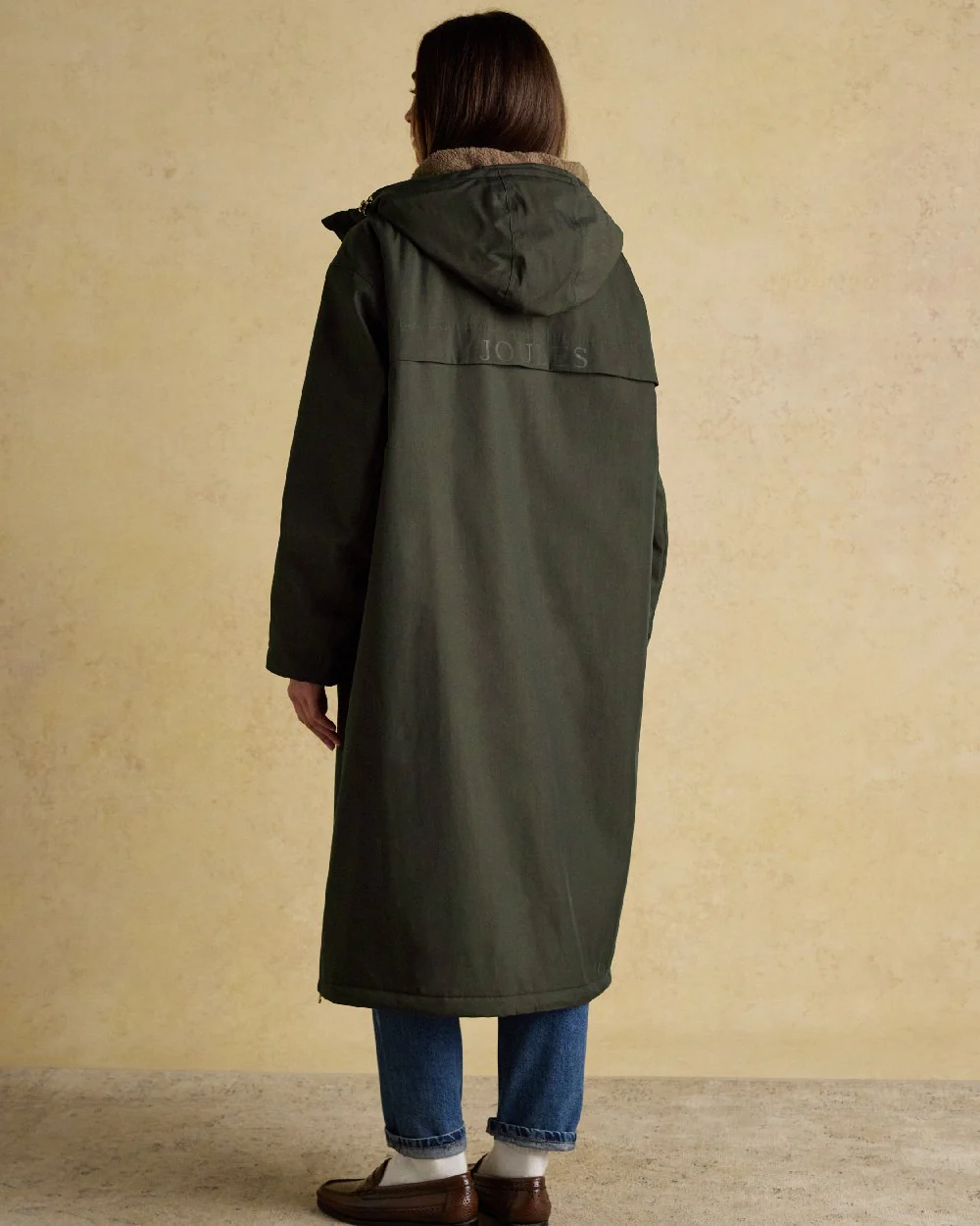Joules Womens Coverall Oversized Fleece Lined Waterproof Coat - Image 16