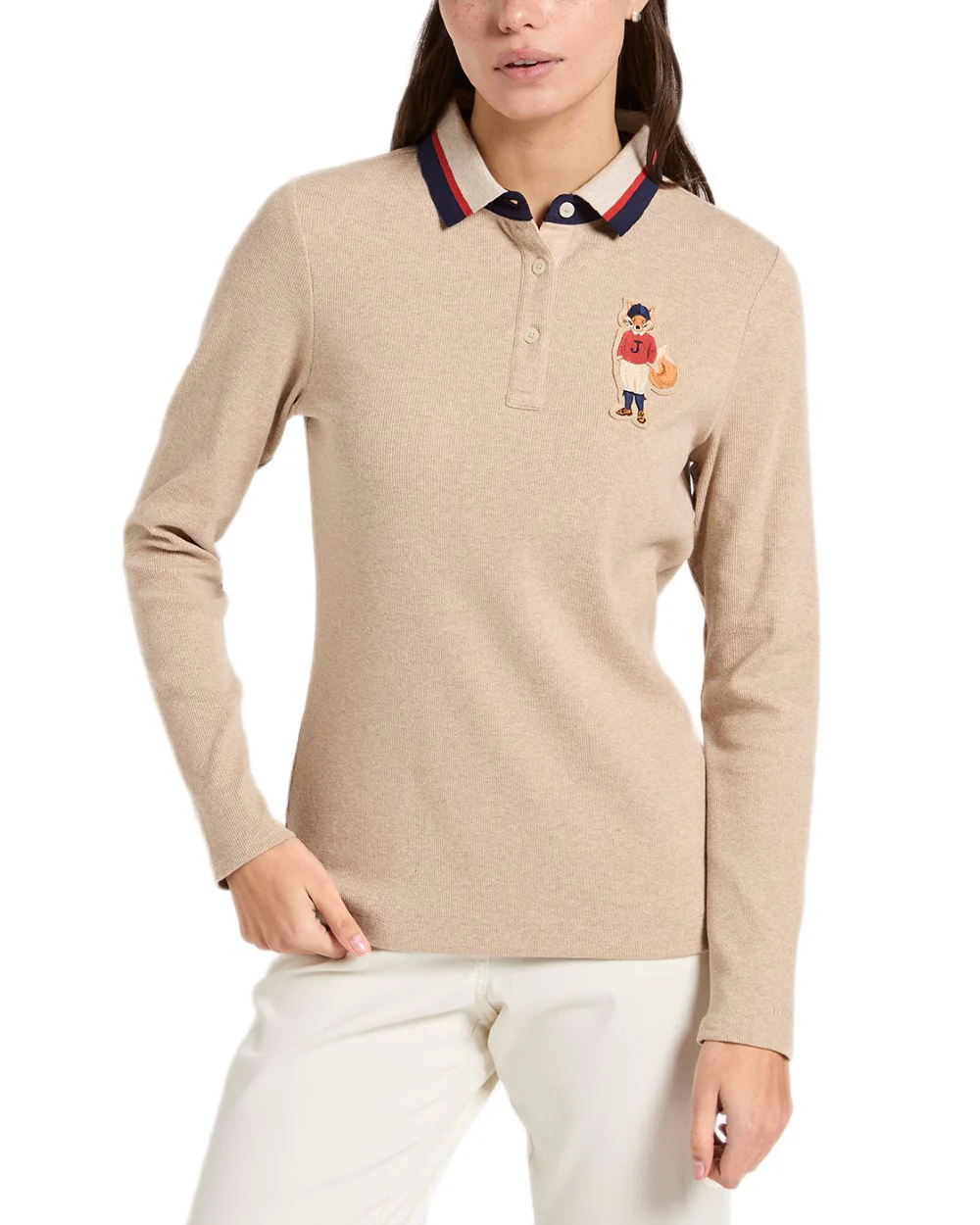 Joules Womens Fairfield Jonty Polo Shirts - Image 3