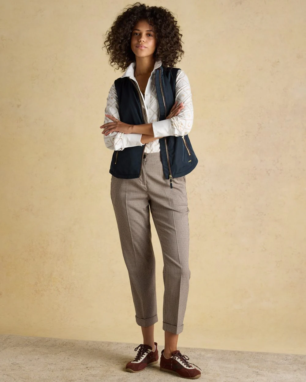 Joules Womens Farnham Fleece Lined Lightweight Gilet - Image 4