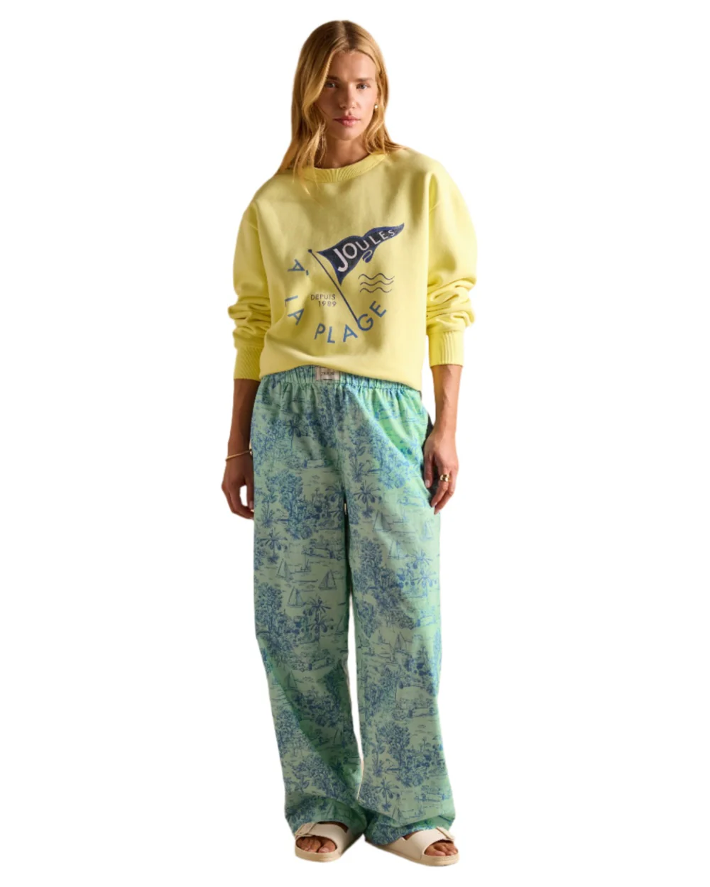 Joules Womens Graphic Crew Neck Sweatshirt - Image 10