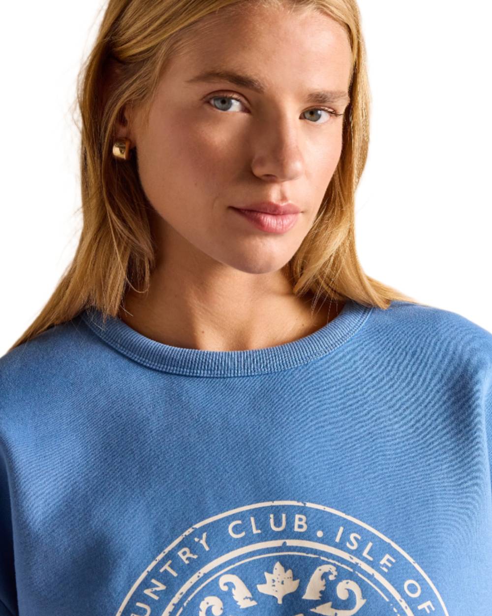 Joules Womens Graphic Crew Neck Sweatshirt - Image 3