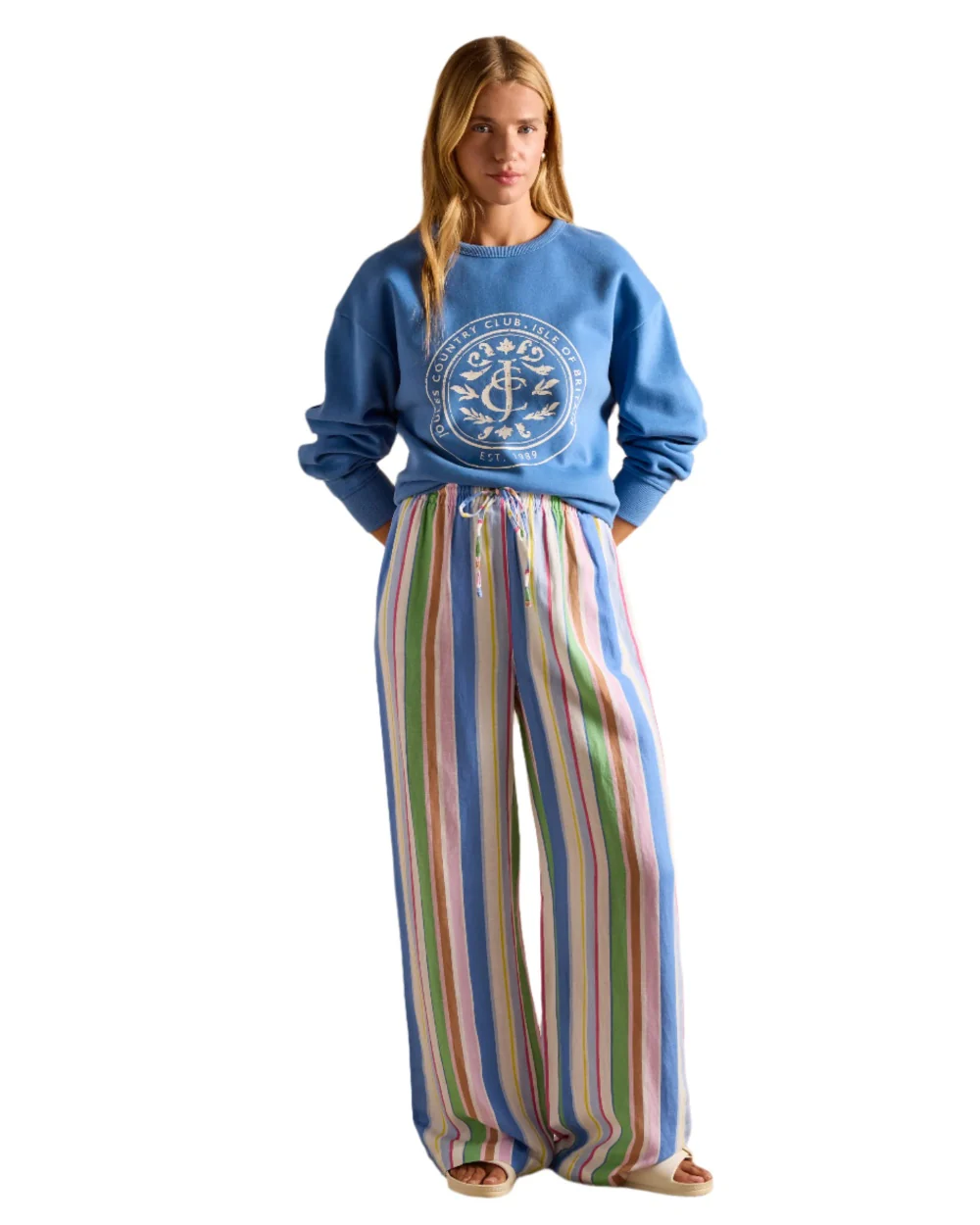 Joules Womens Graphic Crew Neck Sweatshirt - Image 4
