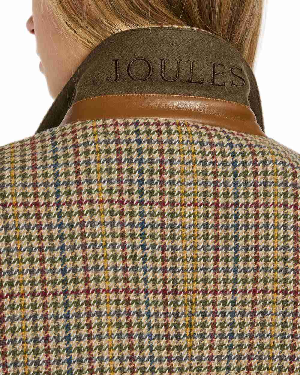 Joules Womens Hackmore Relaxed Fit Wool Blend Tweed Blazer - Image 6