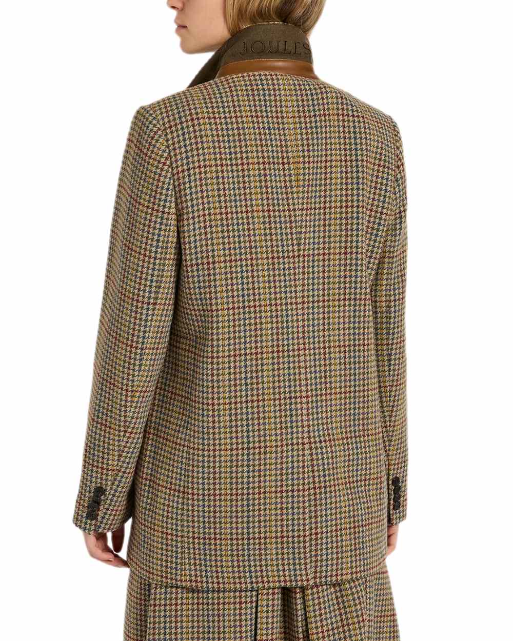 Joules Womens Hackmore Relaxed Fit Wool Blend Tweed Blazer - Image 7