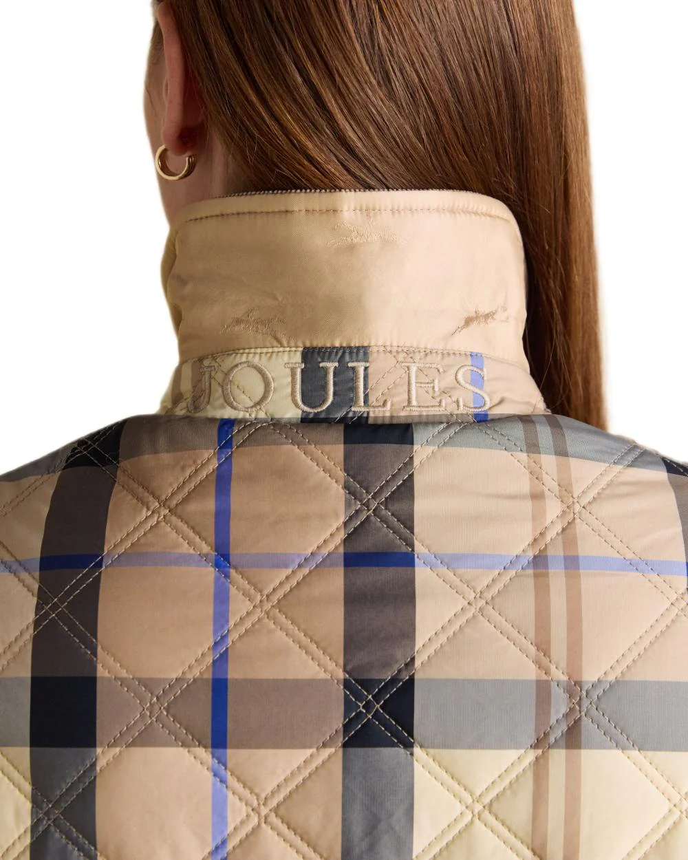 Joules Womens Harrogate Showerproof Diamond Quilted Barn Jacket - Image 7