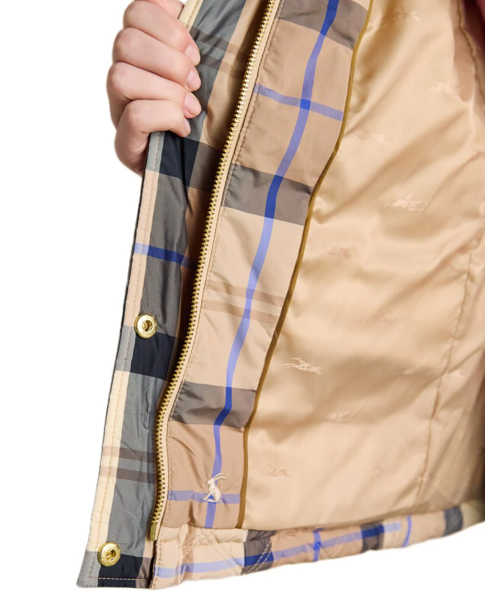 Joules Womens Harrogate Showerproof Diamond Quilted Barn Jacket - Image 8