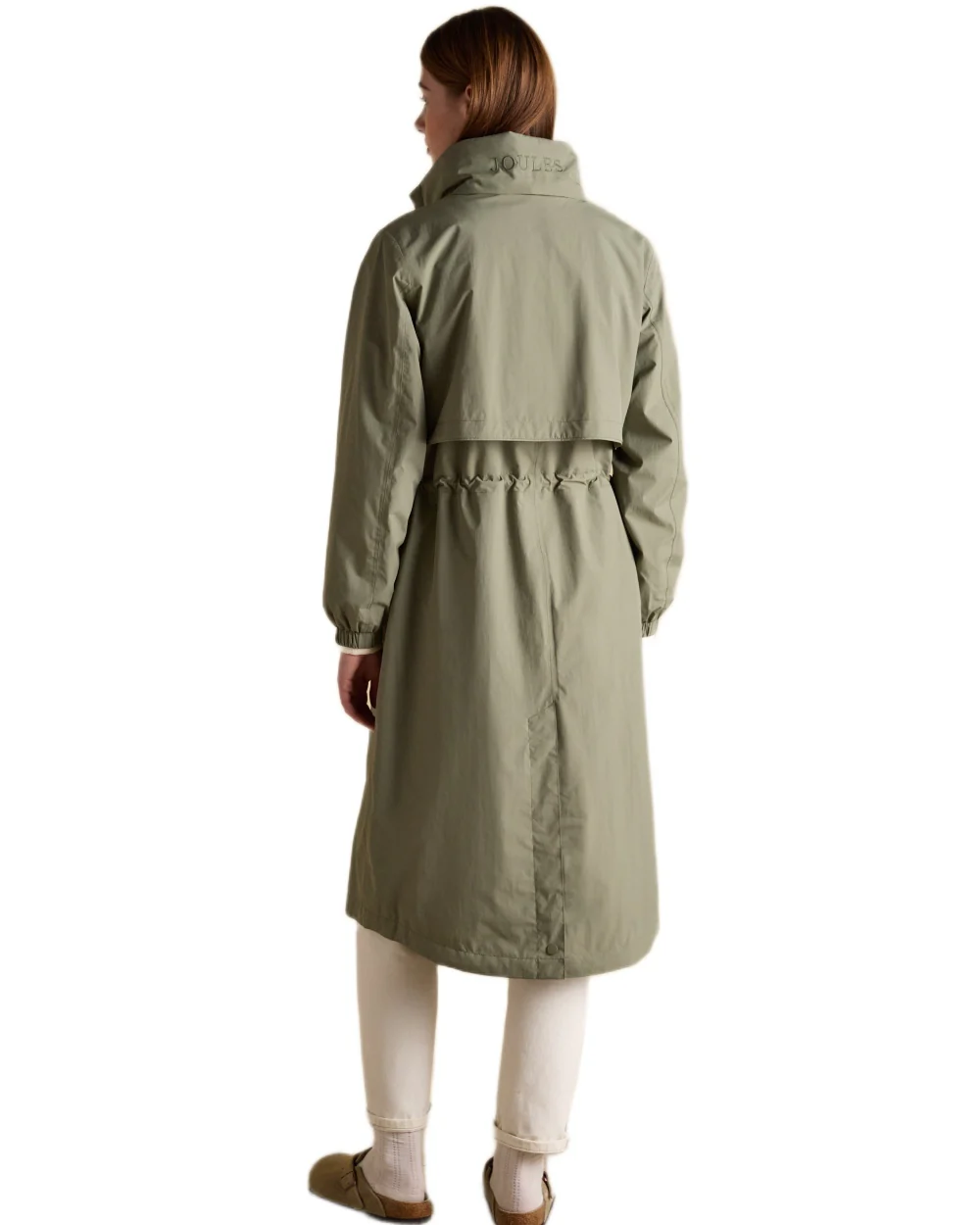 Joules Womens Hensley Waterproof Longline Coat With Packable Hood - Image 4