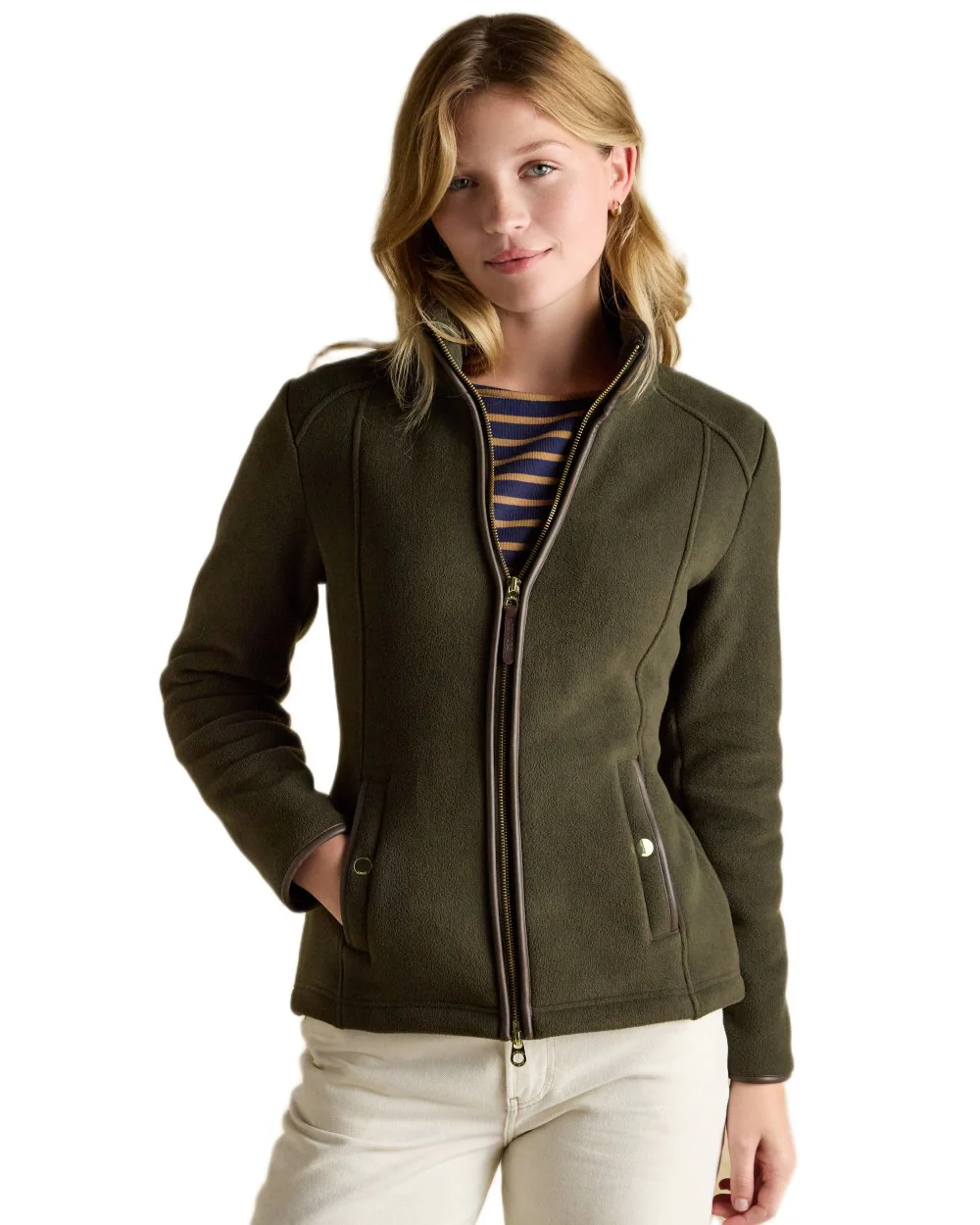Joules Womens Heritage Full Zip Through Fleece - Image 5