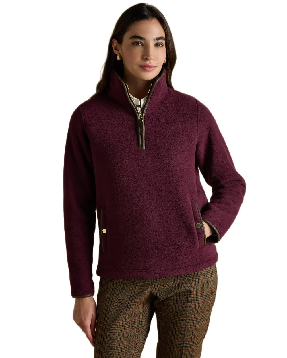 Joules Womens Heritage Quarter Zip Fleece - Image 12
