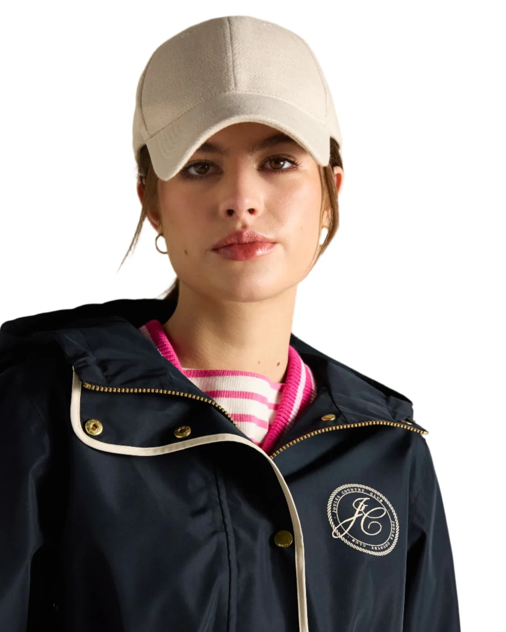 Joules Womens Holt Short Packable Raincoat - Image 3