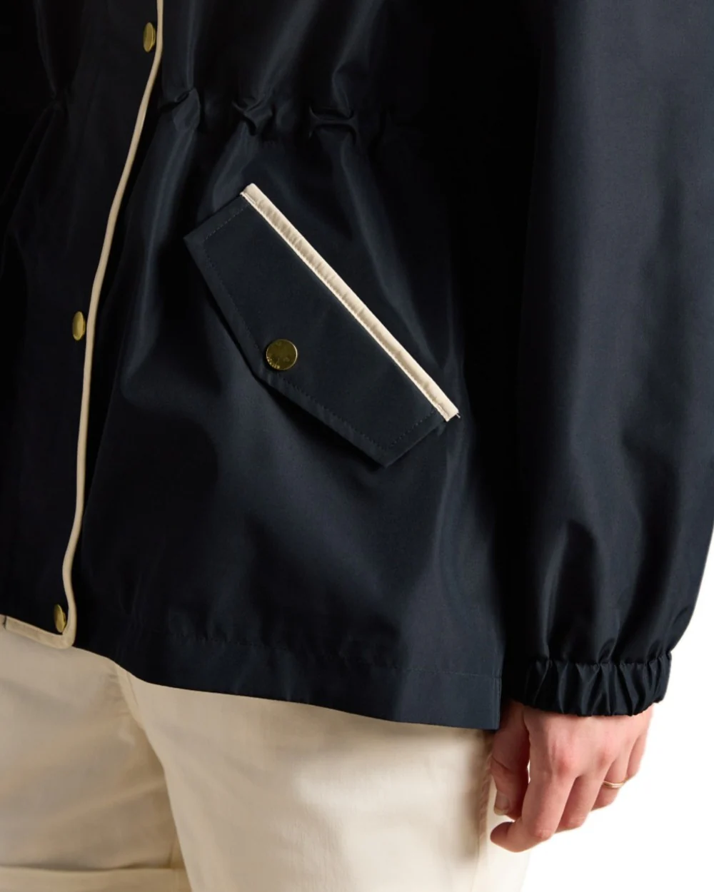 Joules Womens Holt Short Packable Raincoat - Image 4