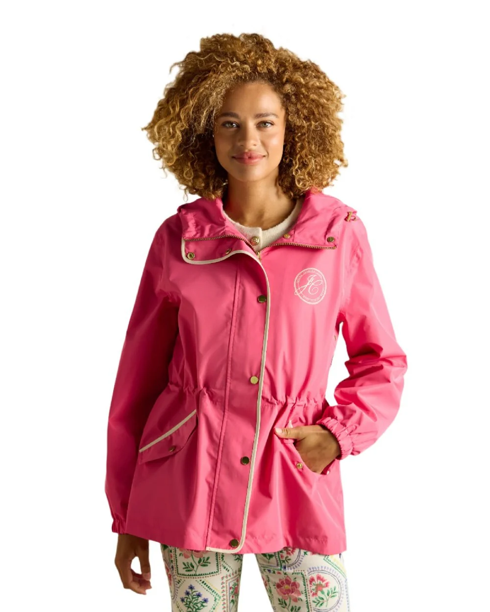 Joules Womens Holt Short Packable Raincoat - Image 9
