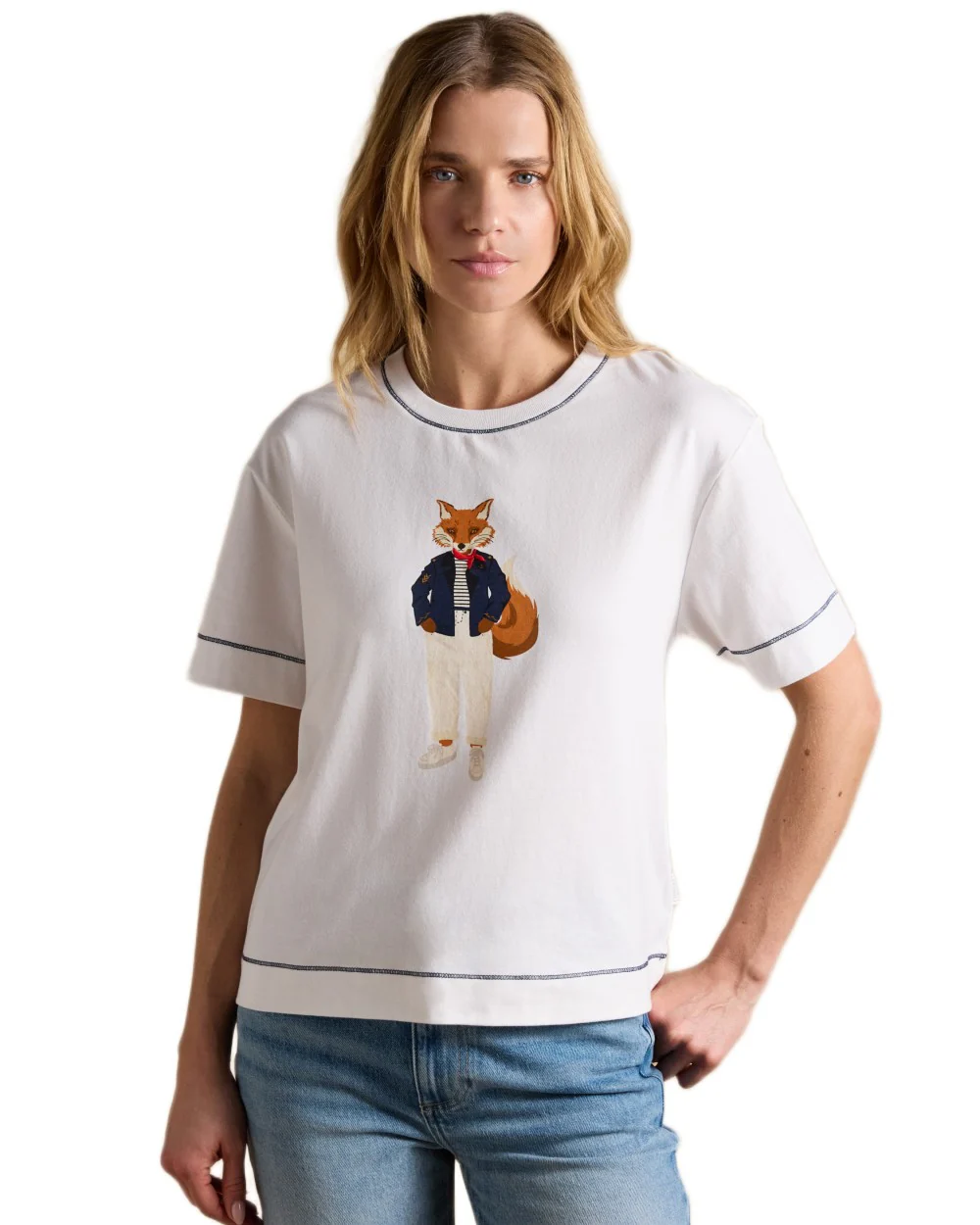 Joules Womens Jonty Graphic T-Shirt - Image 2
