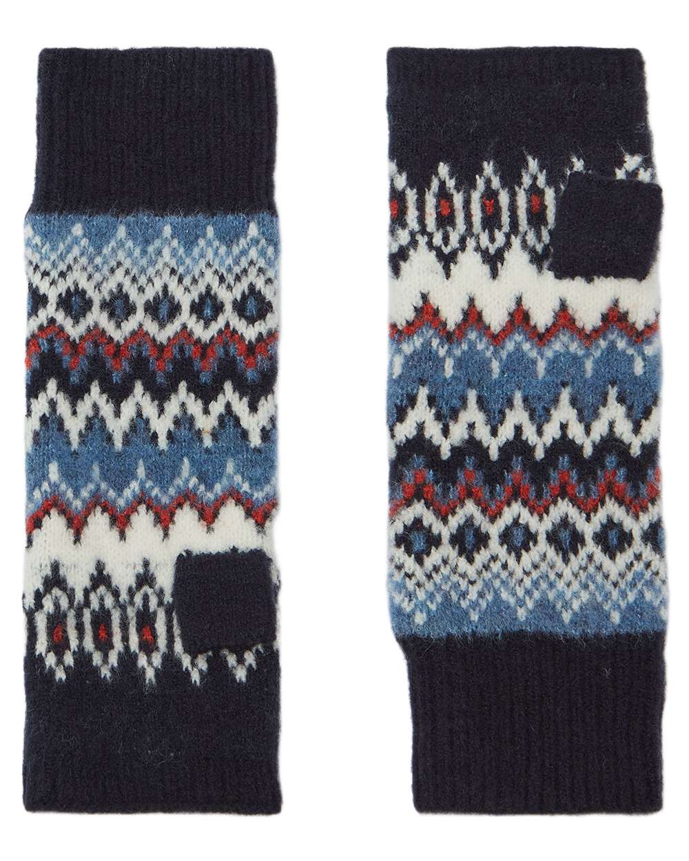 Joules Womens Kara Fairisle Fingerless Gloves - Image 7
