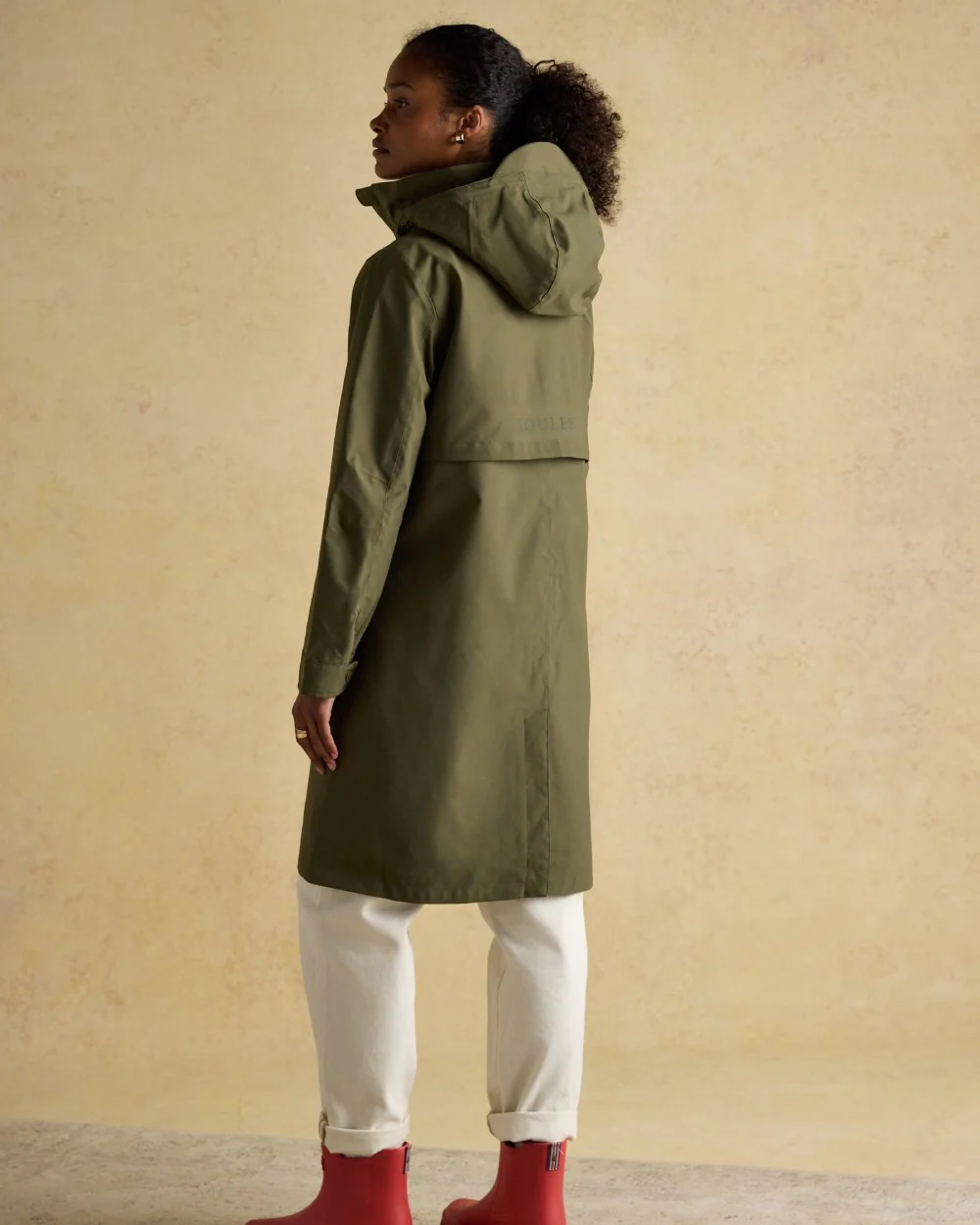 Joules Womens Rainaway Waterproof Longline Raincoat - Image 12