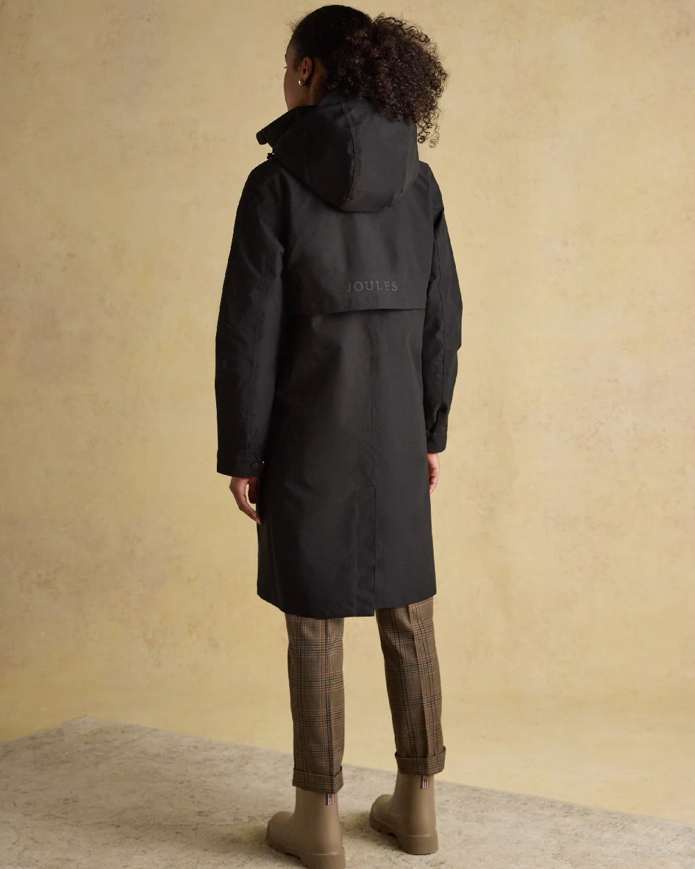 Joules Womens Rainaway Waterproof Longline Raincoat - Image 3