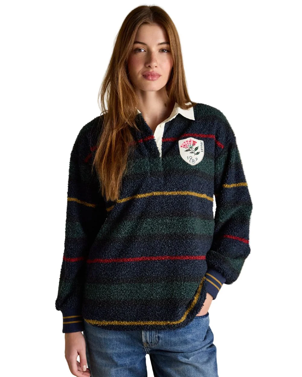 Joules Womens Rugby Fleece Jacket - Image 5