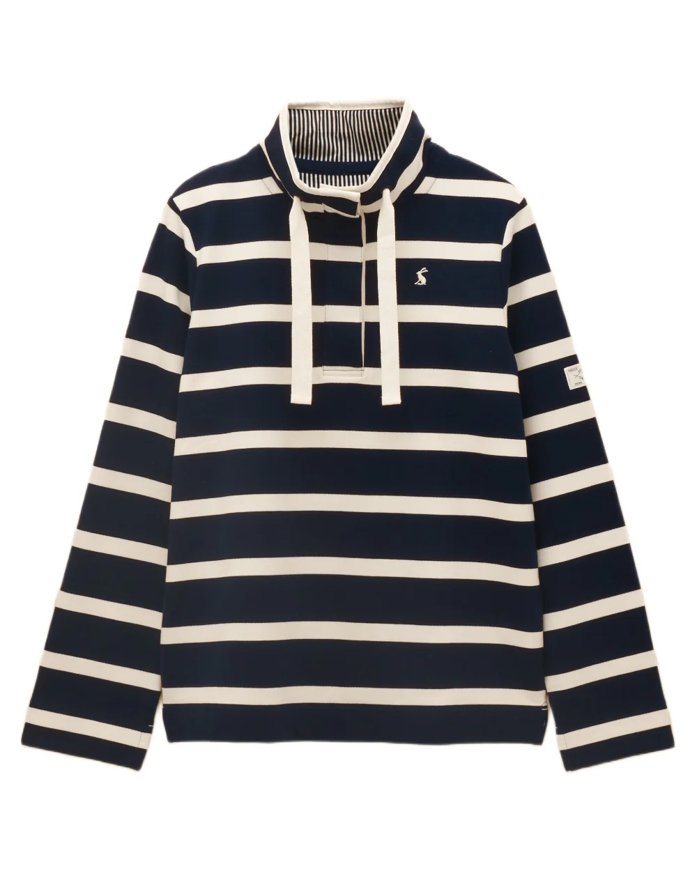 Joules Womens Saunton Striped Cotton Blend Sweatshirt