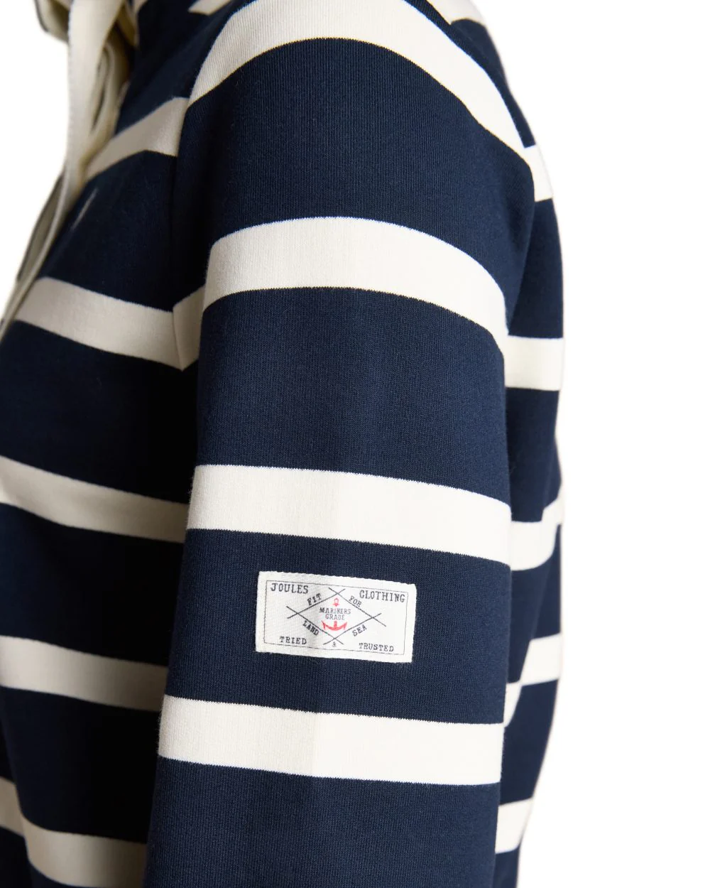 Joules Womens Saunton Striped Cotton Blend Sweatshirt - Image 5