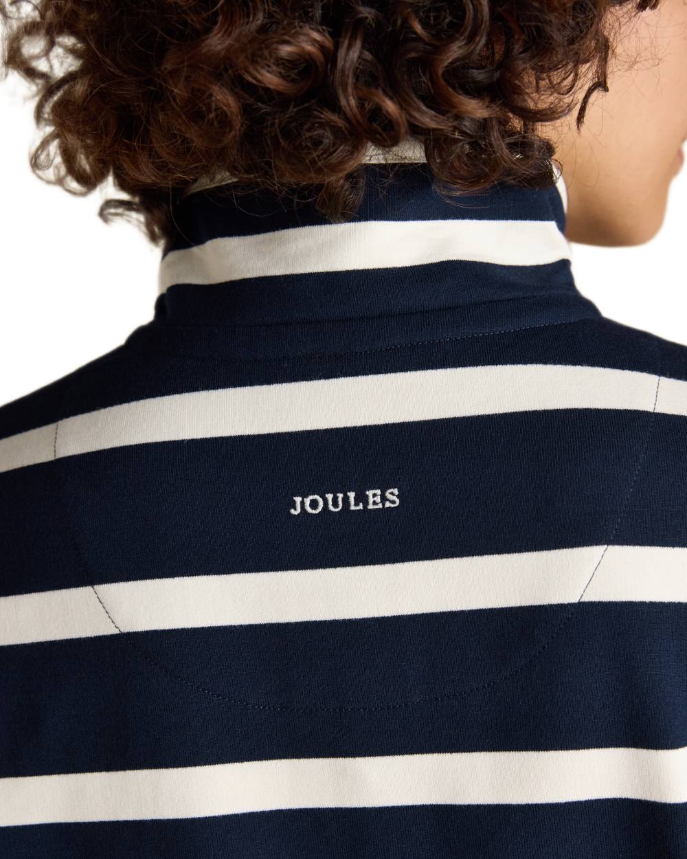 Joules Womens Saunton Striped Cotton Blend Sweatshirt - Image 6