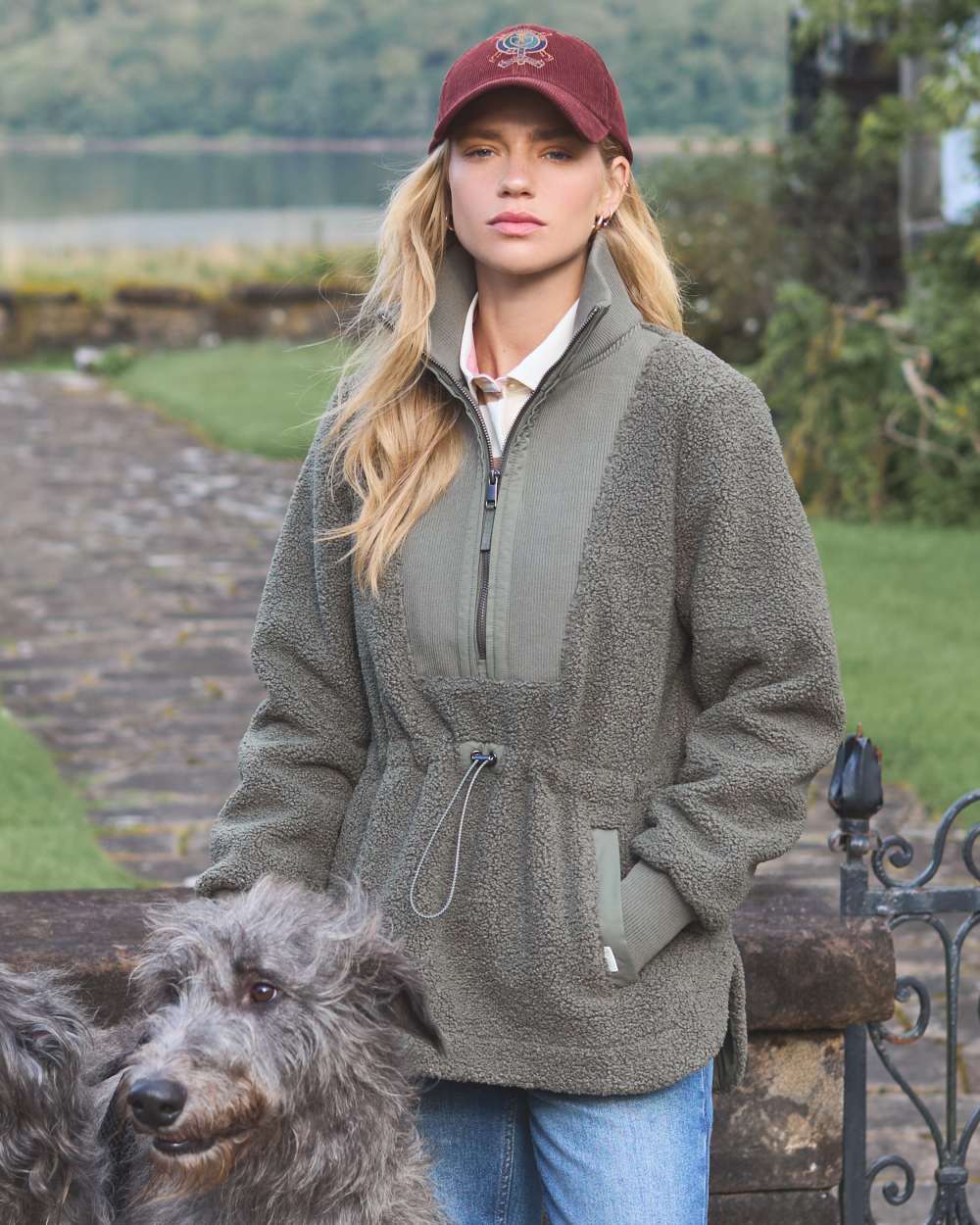 Joules Womens Thurleston Borg Fleece Jacket - Image 3
