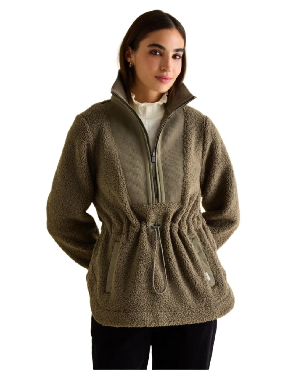 Joules Womens Thurleston Borg Fleece Jacket - Image 6