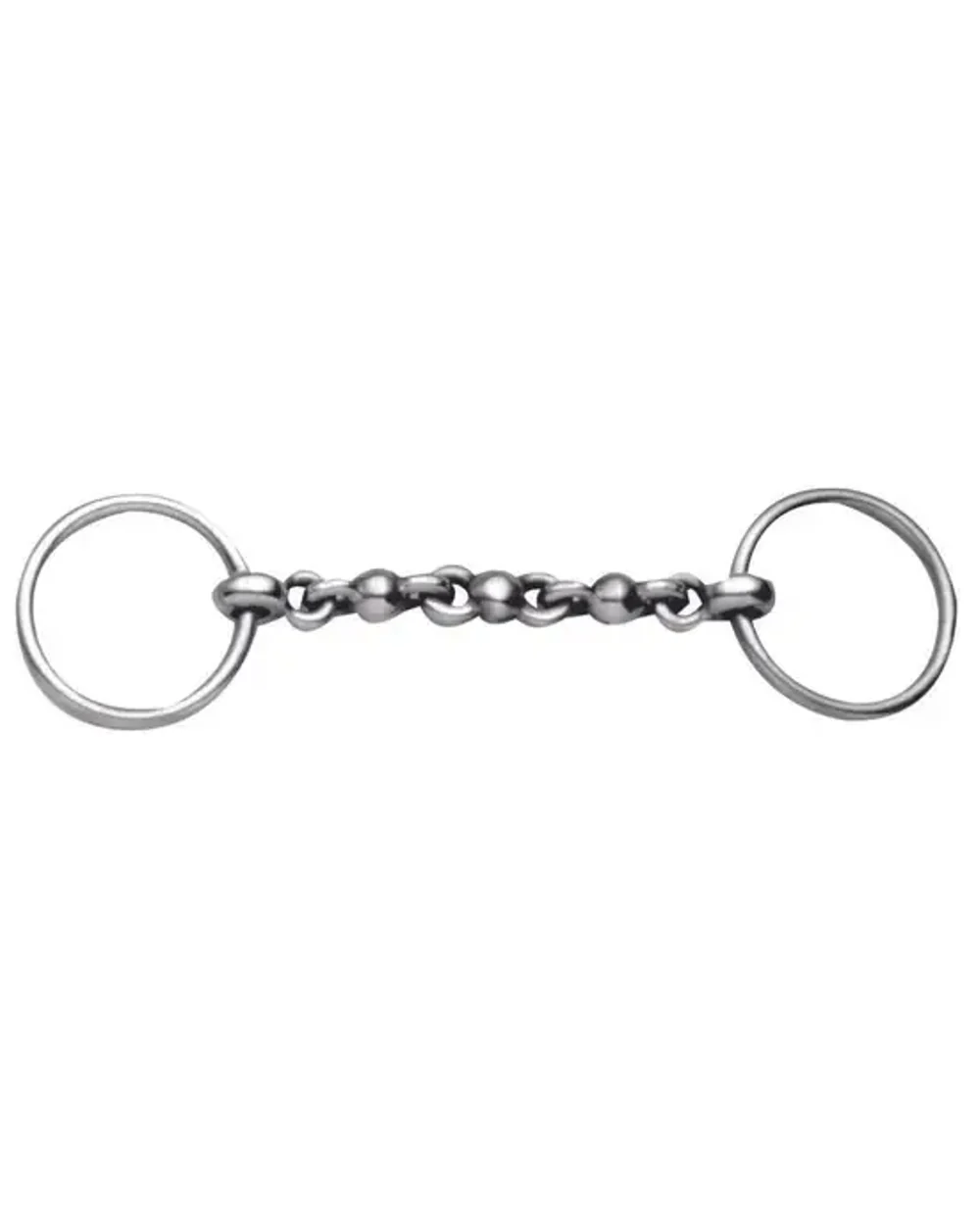 Korsteel Stainless Steel Waterford Loose Ring Bradoon Snaffle Bit