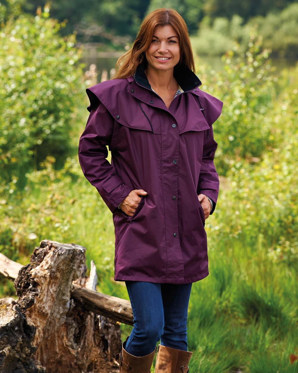 Champion Windsor Ladies Three-Quarter Length Waterproof Coat - Image 10