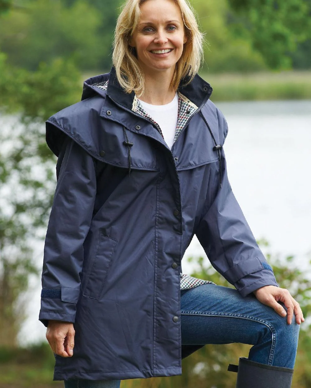 Champion Windsor Ladies Three-Quarter Length Waterproof Coat - Image 6