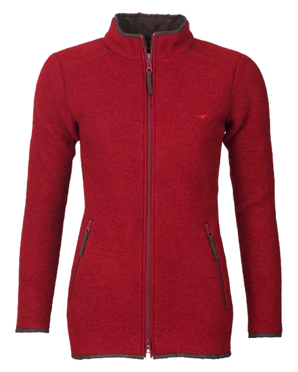 Laksen Cheviot Womens Felted Wool Fleece Jacket - Image 3