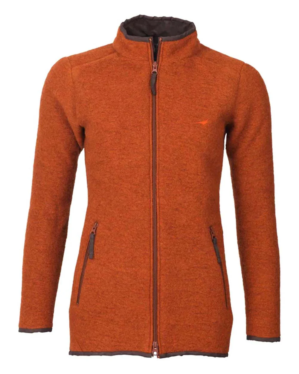Laksen Cheviot Womens Felted Wool Fleece Jacket - Image 5