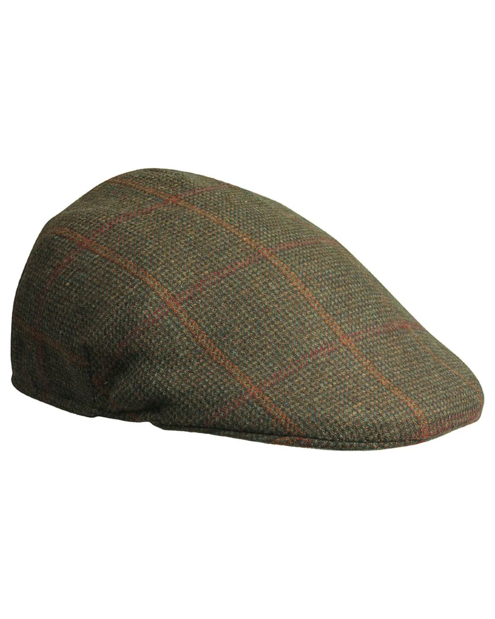 Laksen Hastings Ghillies Tweed Flat Cap with Earwarmers - Image 2