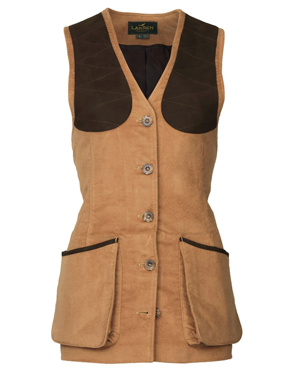 Laksen Lady Belgravia Moleskin Beauly Shooting Vest - Image 2