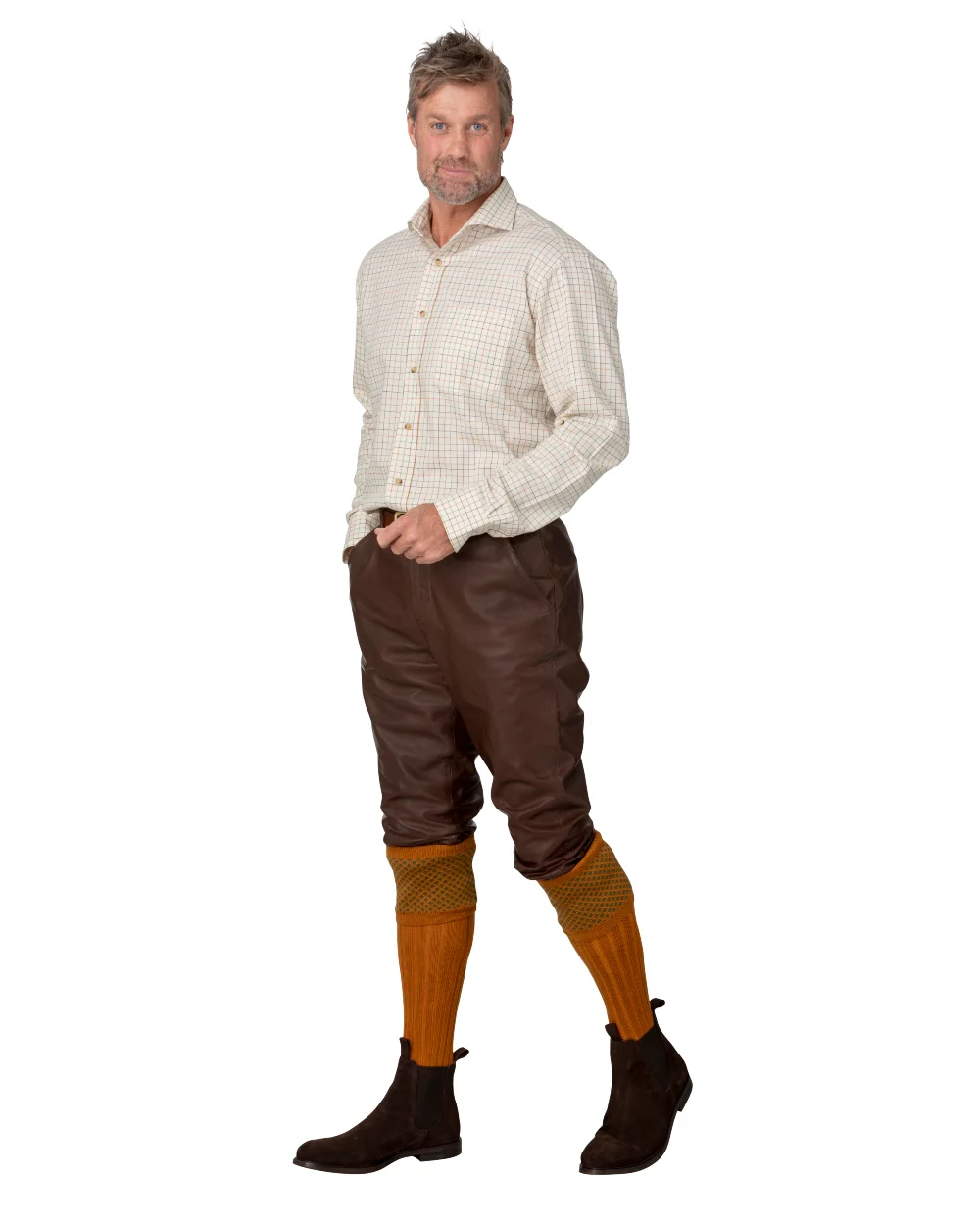 Laksen Mens Ardennes Leather Breeks - Image 3