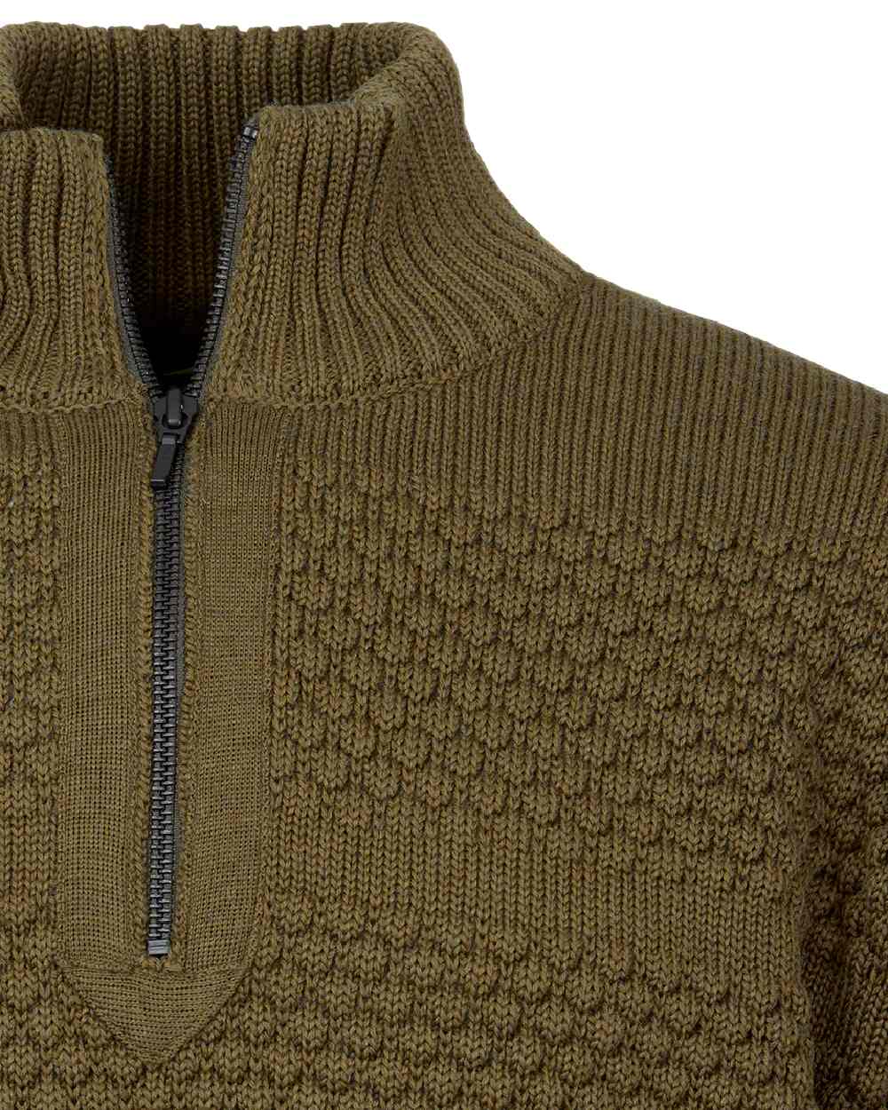 Laksen Mens Fishermans Zip Sweater - Image 2
