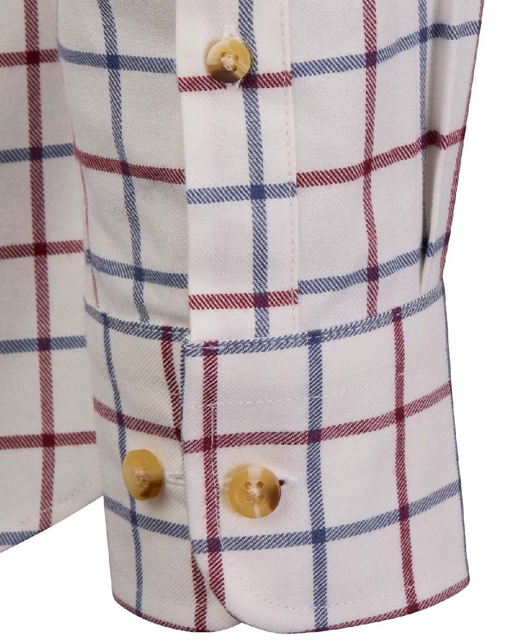 Laksen Mens Gable Brushed Organic Cotton Shirt - Image 3